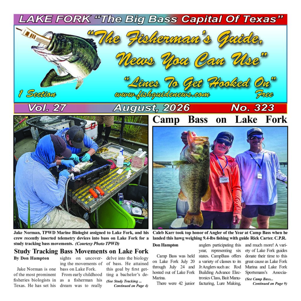 Fisherman's Guide News Aug 26 cover